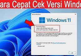 Cara Mengecek Laptop Memakai Windows Berapa